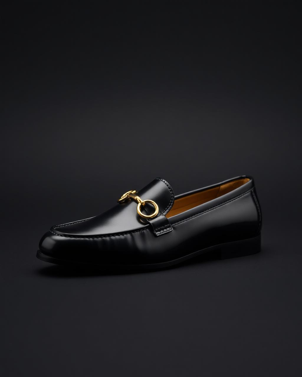 Horsebit Polished Leather Loafer